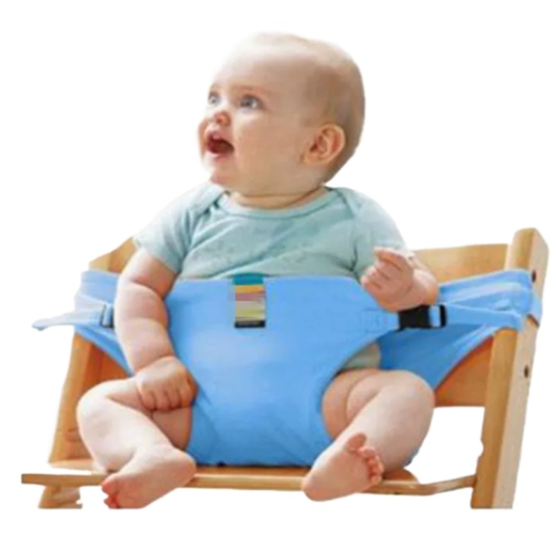 Baby Food Eating Chair - Kindersitzgurt, faltbar und tragbar, Baby-Essgurt mit