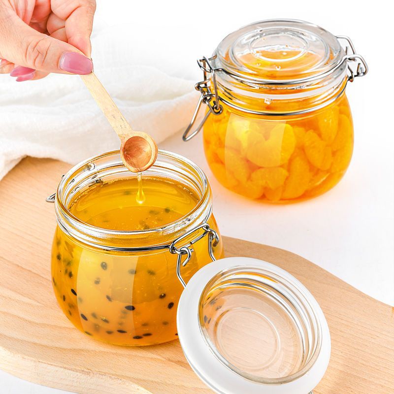 Baby Food Glass Jars - Lebensmittelechtes Glas-Aufbewahrungsglas, Mini-Behälter für Süßigkeiten und
