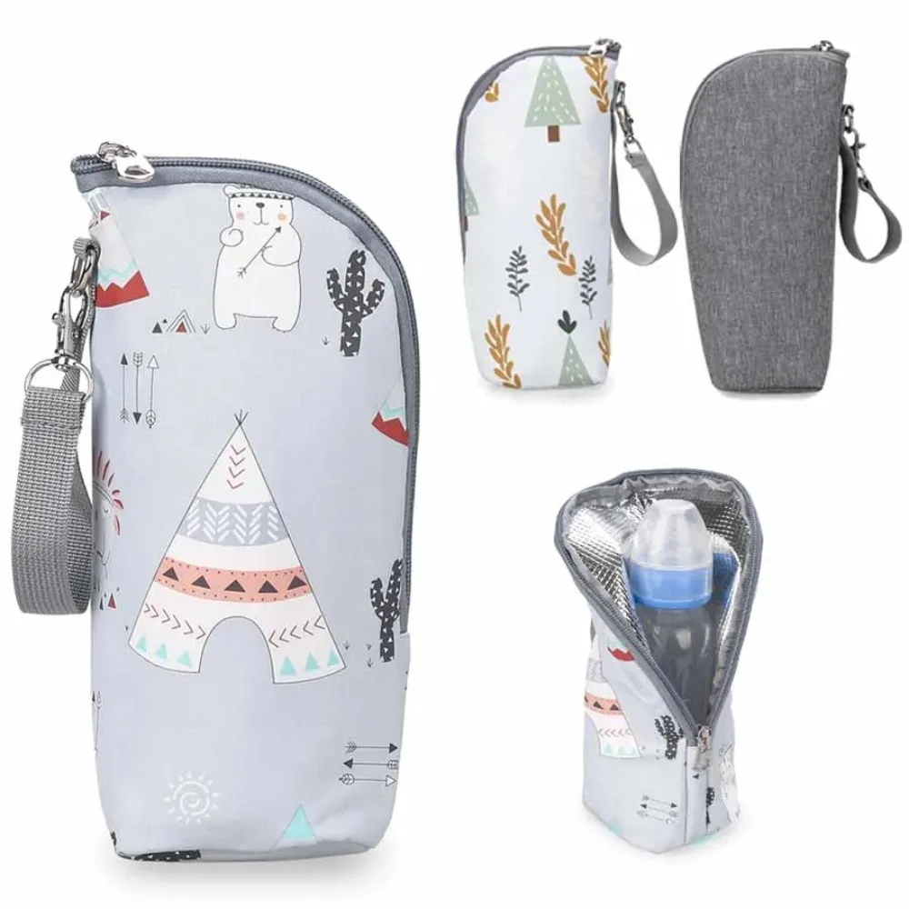 Baby Food Zip Lock Bag - Babyflaschenwärmer-Tasche Tragbare Isoliertasche für Säuglingsflaschen mit