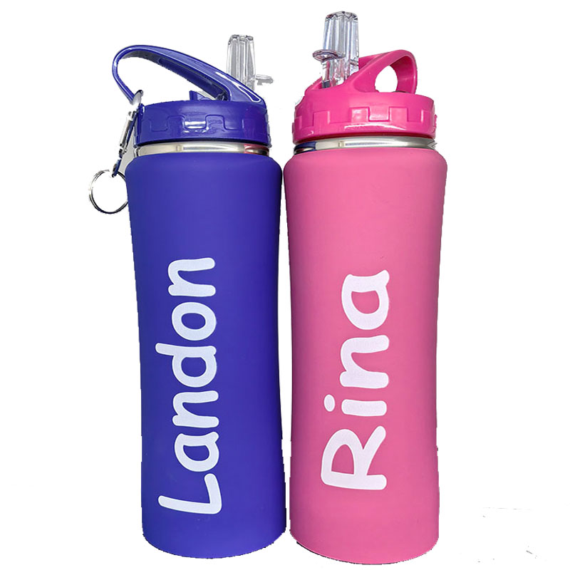 Training Cup Straw - Personalisierte Flasche mit Bild, Text und