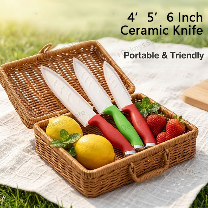 Baby Food Knife Set - Küchen-Keramikmesser-Set 4' 5' 6' Zoll mit
