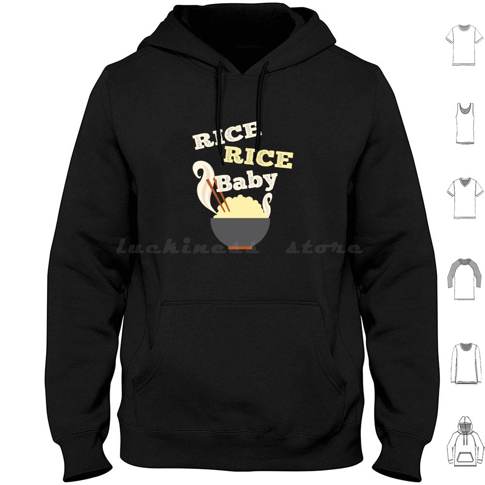 Baby Food Korea - Rice Rice Baby Kapuzenpullover aus Baumwolle