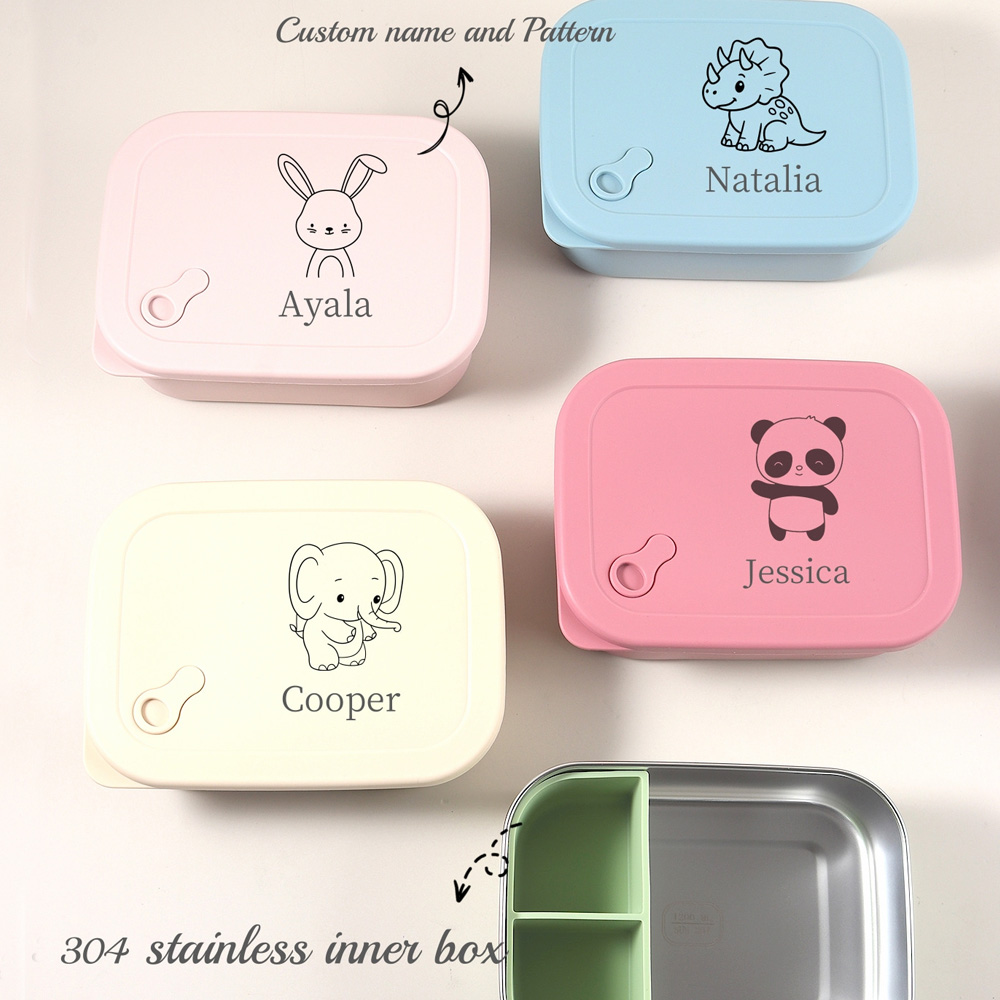 Baby Food Tray - 1200ml 1 Stück Personalisierte Silikon-Lunchbox für