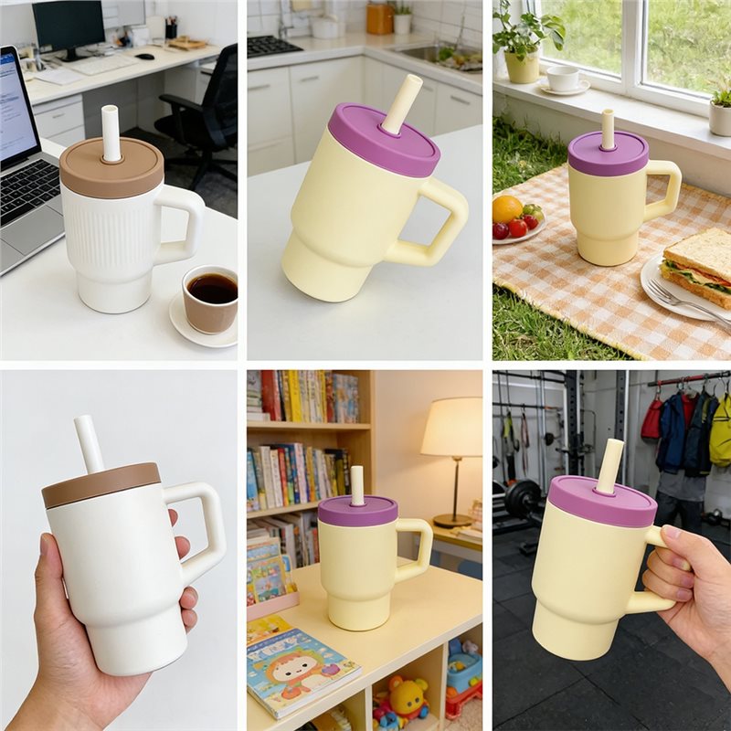 ABZL mit Strohhalm und Griff,  – Training Cup Straw Bewertung und Preis