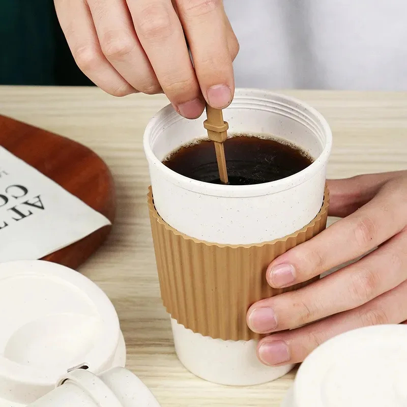 450ml Kaffeetassen mit Deckel  – Training Cup Straw Bewertung und Preis