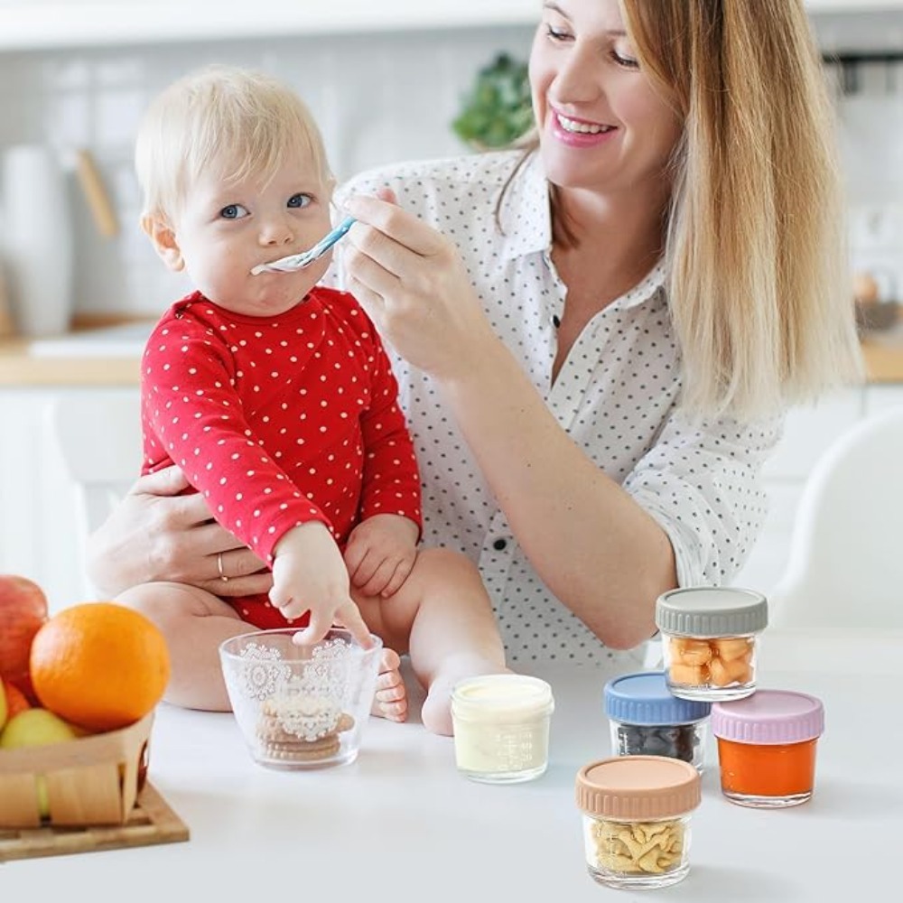 6 Stück Einmachglas aus Glas,  – Baby Food Glass Jars Bewertung und Preis