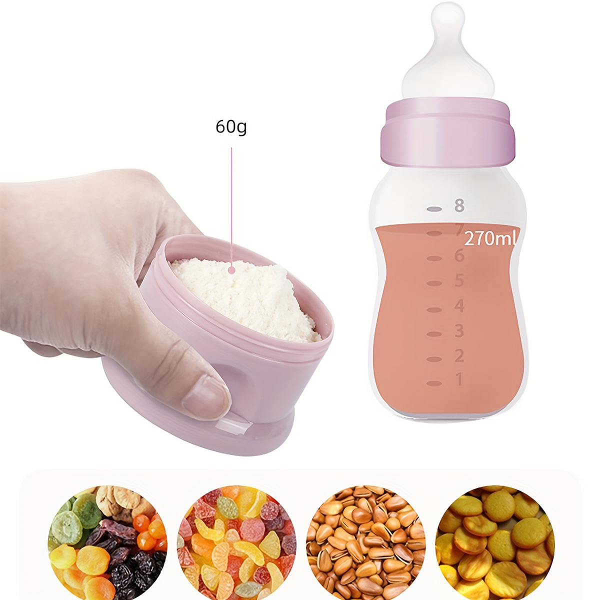 Baby-Milchpulverbehälter mit g – Baby Food Equipment Bewertung und Preis