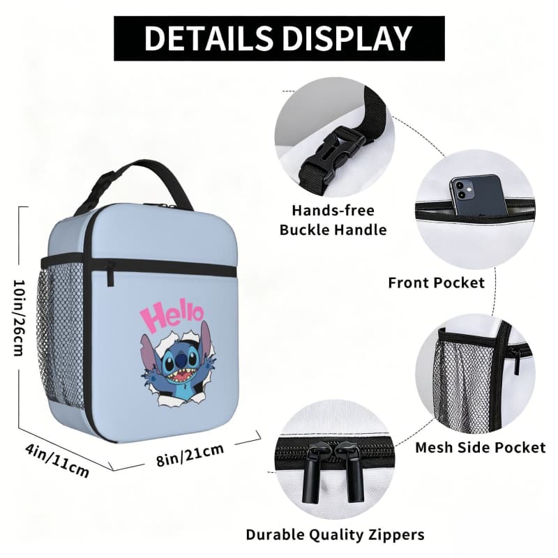Anime Isolierte Stich-Lunch-Ta – Baby Food Zip Lock Bag Bewertung und Preis