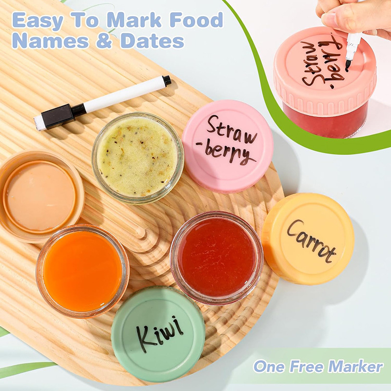 120ml 6er-Set Lebensmittelecht – Baby Food Glass Jars Bewertung und Preis