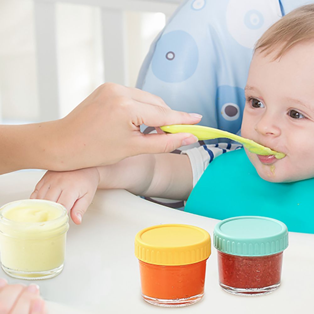 6 Stück Glas-Babynahrungsglas, – Baby Food Glass Jars Bewertung und Preis