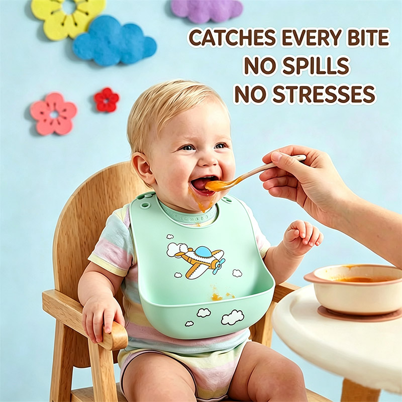 Silikon-Baby-Fütterungslätzche – Baby Food Eat Bewertung und Preis