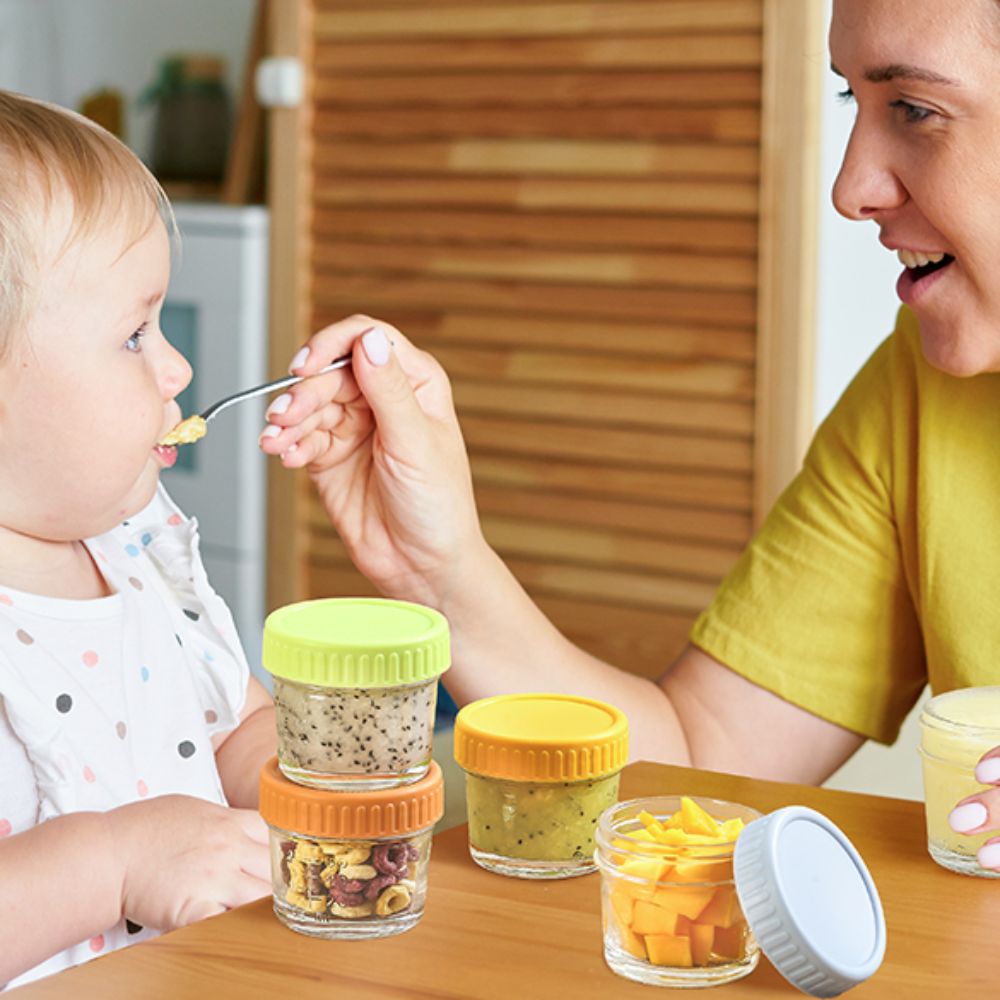 6 Stück Mehrzweck-Glasbehälter – Baby Food Glass Jars Bewertung und Preis