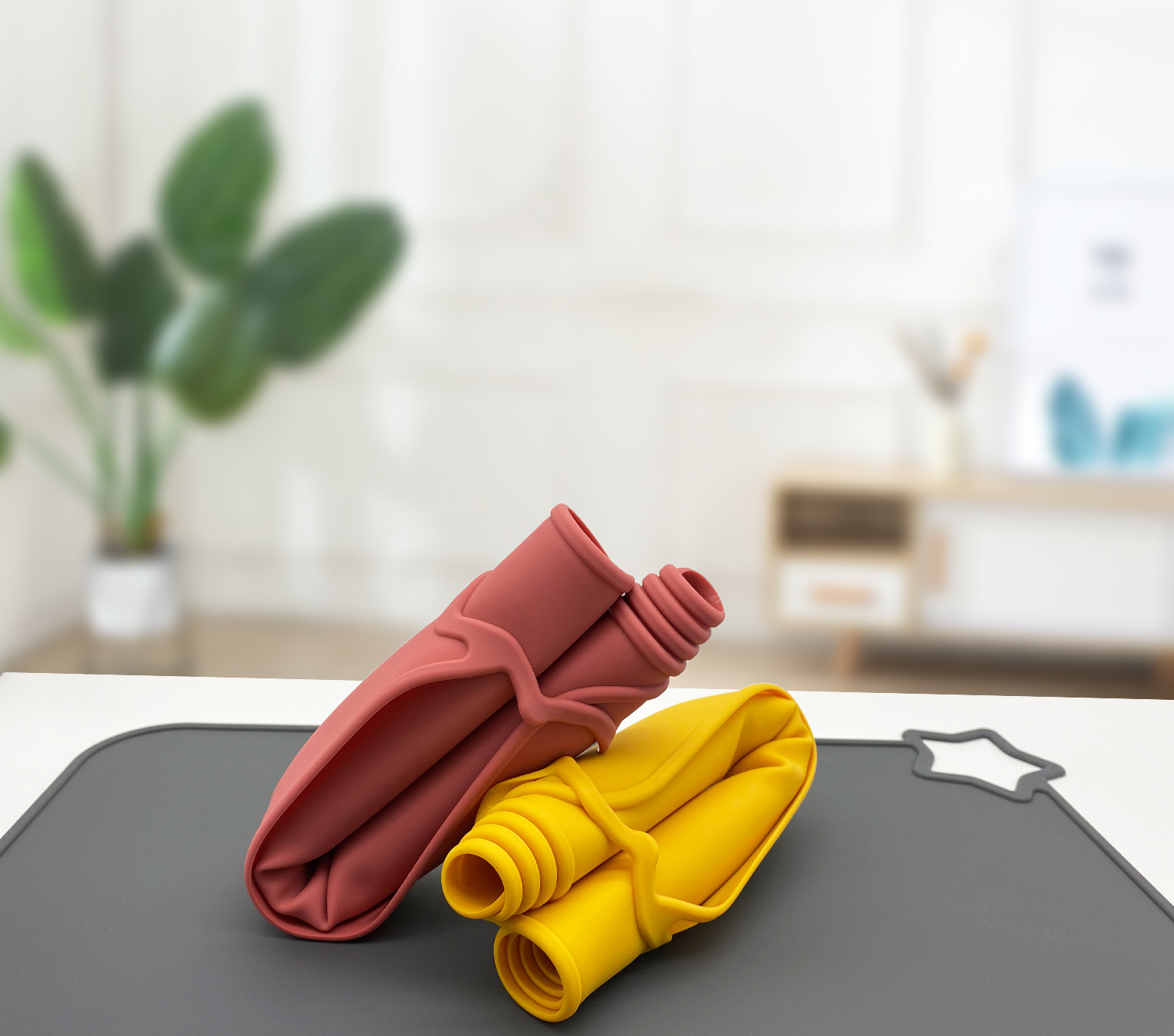1 Stück einfaches Silikon-Tisc – Baby Food Restaurant Bewertung und Preis