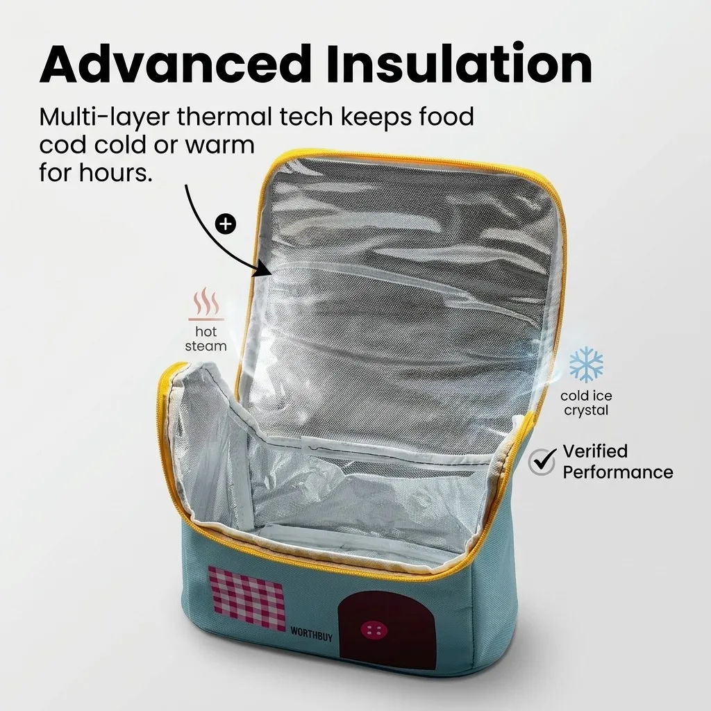 Thermo-Lunch-Tasche, isolierte – Baby Food Zip Lock Bag Bewertung und Preis
