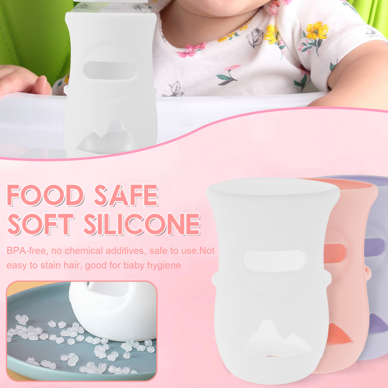 Silikonhüllen, Silikon-Babyfla – Baby Food Zip Lock Bag Bewertung und Preis
