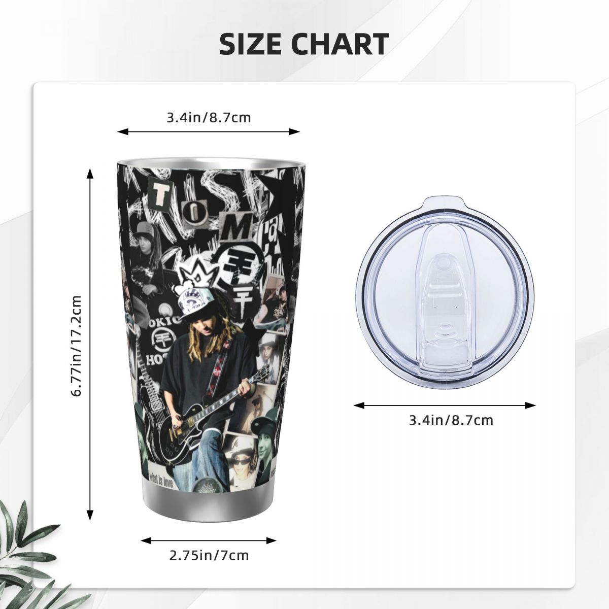 Tokio Hotel Tom Kaulitz Musikb – Training Cup Straw Bewertung und Preis