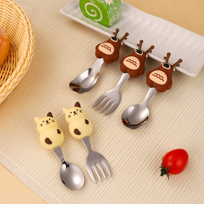 Edelstahl Löffel- und Gabel-Se – Baby Food Knife Set Bewertung und Preis