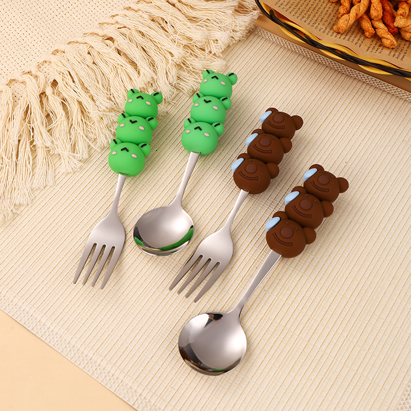 Edelstahl Löffel- und Gabel-Se – Baby Food Knife Set Bewertung und Preis