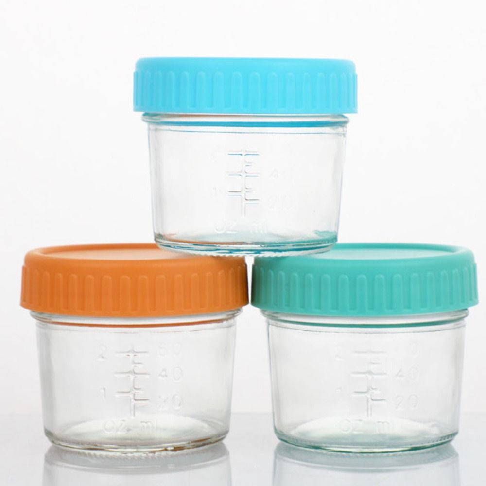 6-teiliges Mehrzweck-Glasbehäl – Baby Food Glass Jars Bewertung und Preis