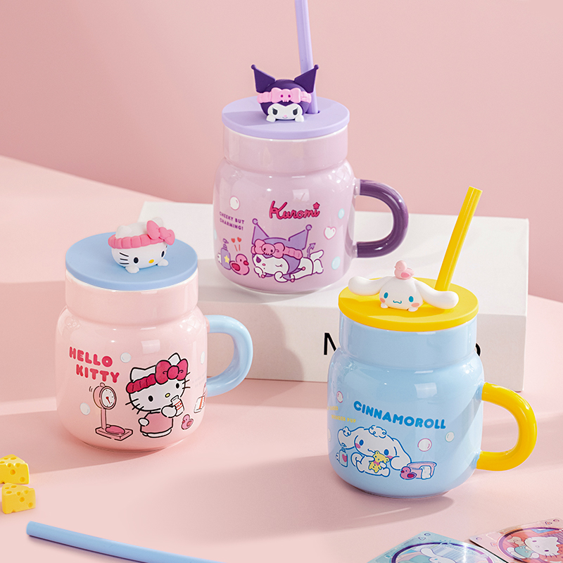 Sanrio 450 ml Keramiktasse Hel – Training Cup Straw Bewertung und Preis