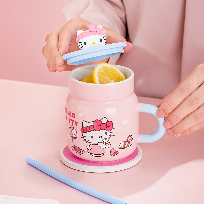 Sanrio 450 ml Keramiktasse Hel – Training Cup Straw Bewertung und Preis