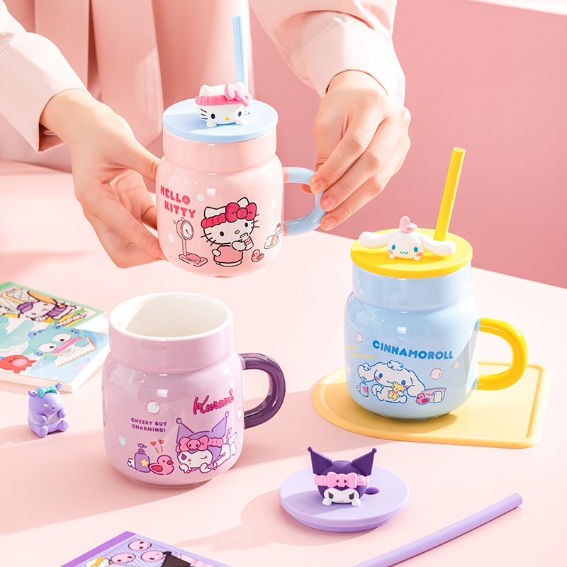 Sanrio 450 ml Keramiktasse Hel – Training Cup Straw Bewertung und Preis