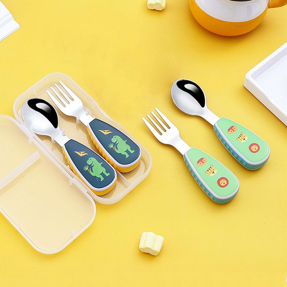 2 Teil/satz Kinder Kurzen Grif – Baby Food Knife Set Bewertung und Preis