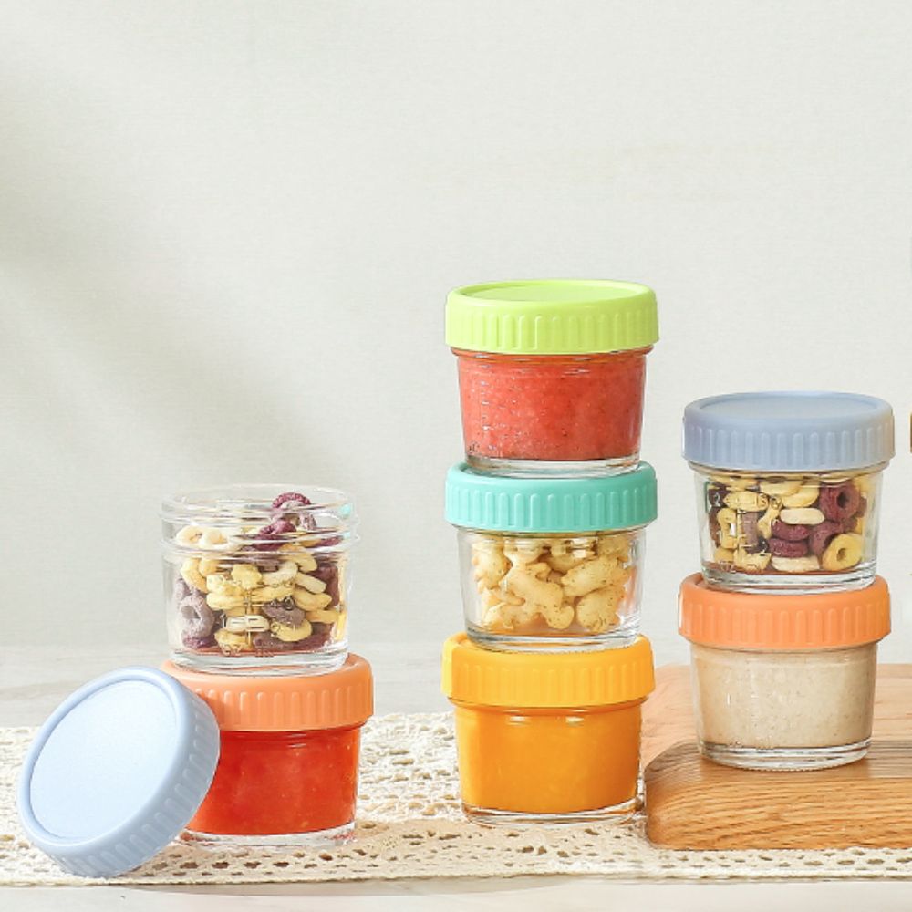 6 stücke Glas Babynahrung Jar  – Baby Food Glass Jars Bewertung und Preis