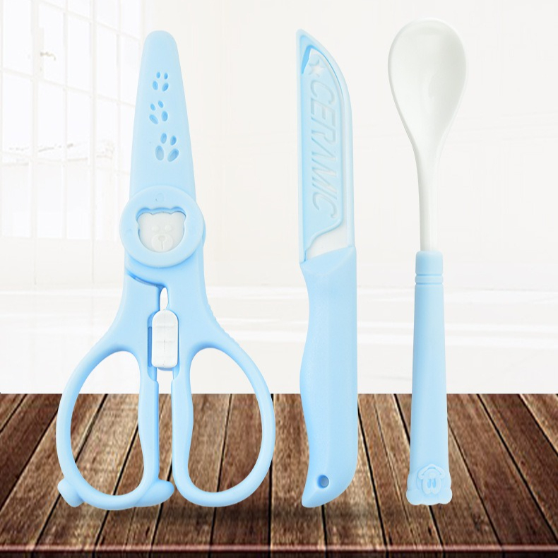 Dreiteiliges Keramik-Set für B – Baby Food Knife Set Bewertung und Preis